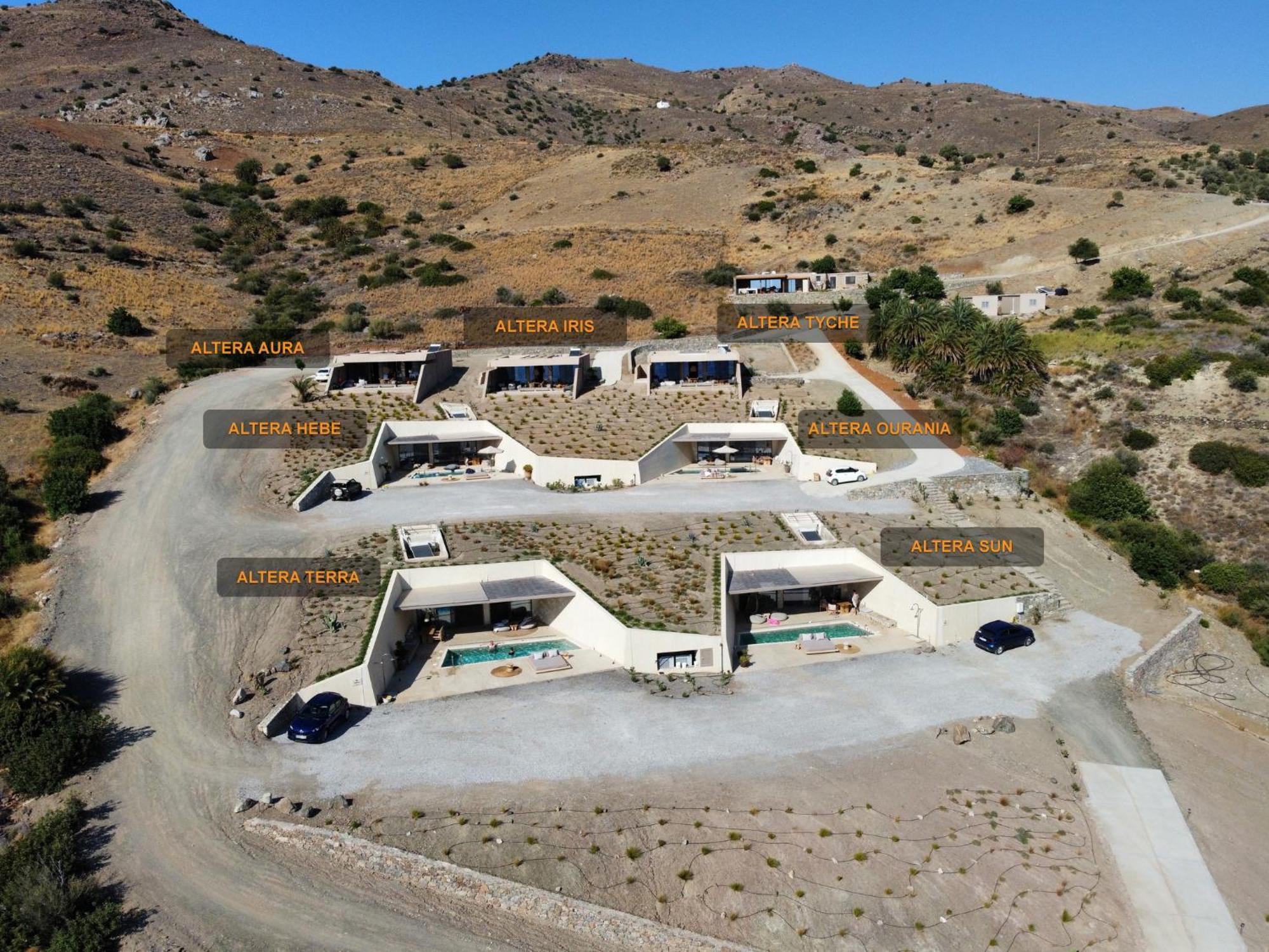 Altera Cave Villas Agios Pavlos  Bagian luar foto